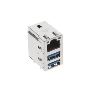 RJMG241KM2190ER Sale RJMG241KM2190ER RJ45 with USB A Dual RJMG Modular Connector Jack With Magnetics RJMG241KM21 10/100/1000 Base-T AutoMDIX