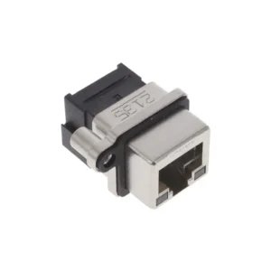MRJ-6381-01 Brand Connectors MRJ-6381-01 Jack MRJ Modular Connector 8p8c Unshielded MRJ638101 Panel Mount Flange 2 Hole Through Hole