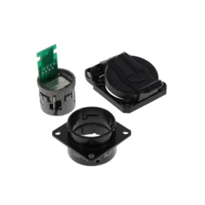 RJF22B00SCC Brand Accessory RJF22B00SCC Jack RJF Modular Connector 8p8c RJ45 Ethernet Unshielded RJF22B-00SCC Panel Mount Square Flange