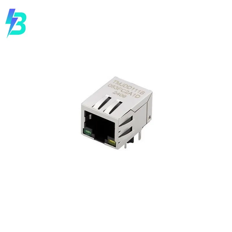 TMJDD111B083FC2A1D BOM Supplier TMJDD111B083FC2A1D RJ45 Atmos Series Connector Jacks With Magnetics 1 Port TMJDD111B083F 10/100 Base-TX AutoMDIX