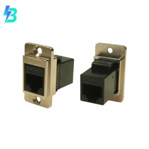 CP30722M New Sale CP30722M Coupler DUALSLIM Modular Connector Adapters Jack 8p8c RJ45 Unshielded CP30-722M Panel Mount Flange 2 Hole