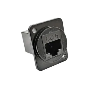EHRJ45D6B440 Brand EHRJ45D6B440 Coupler EH Modular Connector Adapters Jack 8p8c RJ45 Unshielded EHRJ45-D6B440 Panel Mount Square Flange