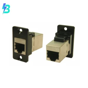 CP30620SMB Brand Accessory CP30620SMB Coupler Modular Connector Adapters Jack 8p8c RJ45 Shielded CP306-20SMB Panel Mount Flange 2 Hole