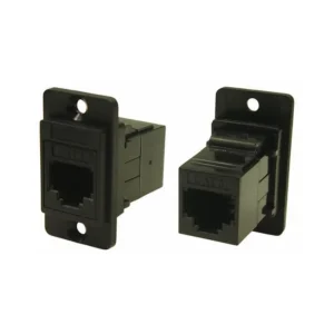 CP30724 Supplier CP30724 Coupler DUALSLIM Modular Connector Adapters Jack 6p6c RJ12 Unshielded CP30-724 Panel Mount Flange 2 Hole