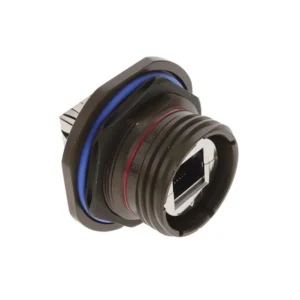 RJFTV7HA1G Original Connectors RJFTV7HA1G Jack RJF TV Modular Connector 8p8c RJ45 Ethernet Unshielded RJFTV-7HA1G Panel Mount Bulkhead