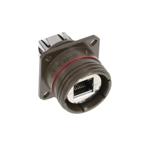 RJFTV2SB1G PCB Connectors Accessory RJFTV2SB1G Jack RJF TV Modular Connector 8p8c RJ45 Ethernet RJFTV-2SB1G Panel Mount Square Flange