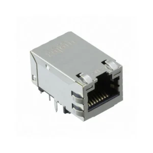 936283721 Connectors 936283721 RJ45 MXMag 93628 Modular Connector Jack With Magnetics 1 Port 93628-3721 10/100/1000 Base-T AutoMDIX