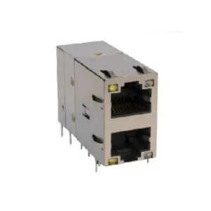 G23-21YR-010 Original Connectors G23-21YR-010 RJ45 MagJack Modular Connector Jack With Magnetics 2 Port G2321YR010 10G Base-T AutoMDIX