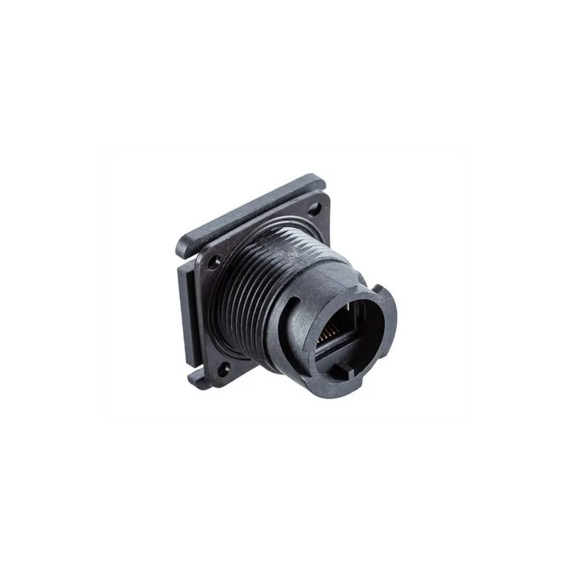 ROP-5SDFFH-TSM7001 Original ROP-5SDFFH-TSM7001 Coupler Modular Connector Adapters Jack 8p8c RJ45 Shielded ROP5SDFFHTSM7001 Panel Mount Bulkhead