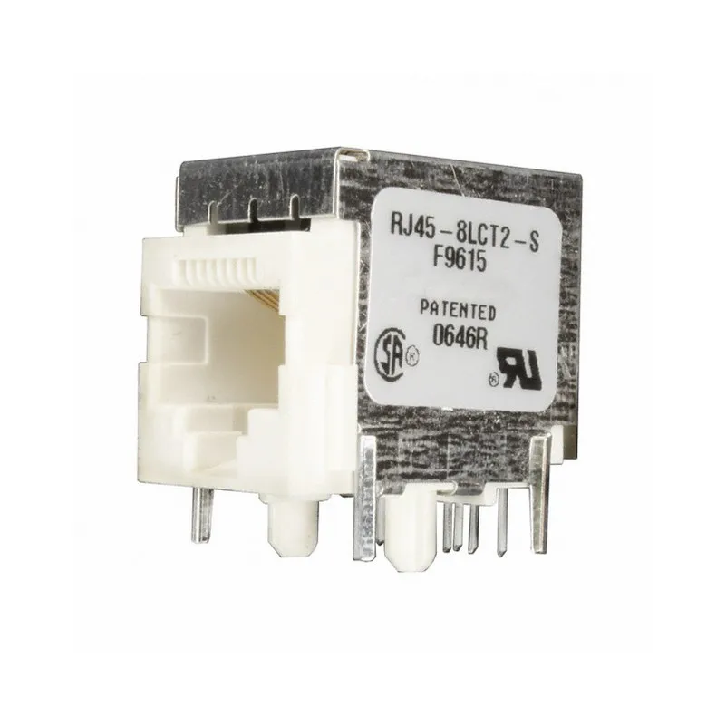RJ45-8LCT2-S Professional Accessories Supplier RJ45-8LCT2-S Jack L Modular Connector 8p8c RJ45 Ethernet Shielded RJ458LCT2S Through Hole