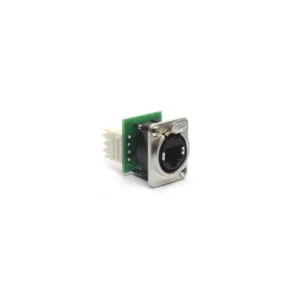 RJX8FD5110 Accessory RJX8FD5110 Jack XLRnet Modular Connector Jack With Magnetics RJX8F-D5110 10/100/1000 Base-T AutoMDIX Power over