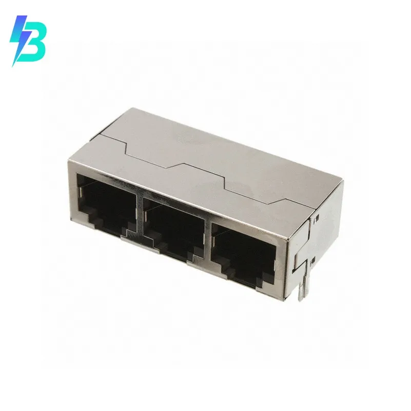 SS-668803S-NF Professional Accessory Supplier SS-668803S-NF Jack 66 Modular Connector 8p8c RJ45 Ethernet Shielded SS668803SNF Through Hole