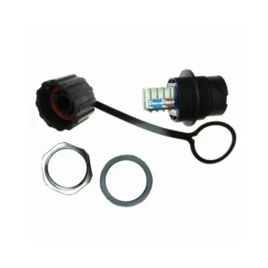 17-10037 One-Stop Kitting Service Supplier 17-10037 Jack Modular Connector 8p8c RJ45 Ethernet Shielded 1710037 Panel Mount Bulkhead
