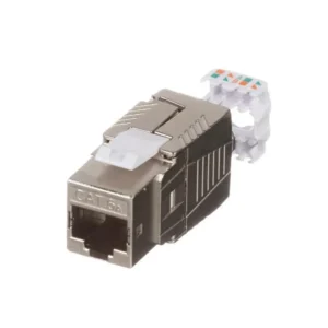 KJS6X88TC KJS6X88TC Jack Mini-Com Modular Connector 8p8c RJ45 Ethernet Shielded KJS6X-88TC Panel Mount