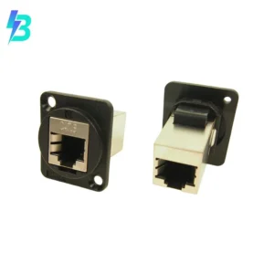 CP30222S Original Connectors CP30222S Coupler Modular Connector Adapters Jack 8p8c RJ45 Shielded CP30-222S Panel Mount Flange 2 Hole