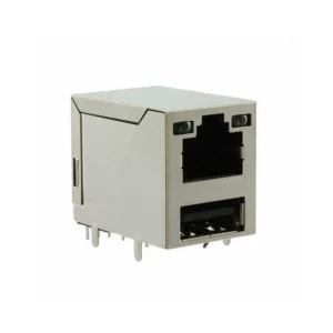 4-1775855-2 Accept Agent Service 4-1775855-2 Jack with USB A A-RJ45 Modular Connector 8p8c RJ45 Ethernet Shielded 417758552 Through Hole