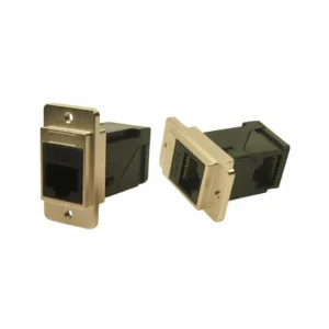 CP30752M440 CP30752M440 Coupler DUALSLIM Modular Connector Adapters Jack 8p8c RJ45 Unshielded CP3075-2M440 Panel Mount Flange 2 Hole