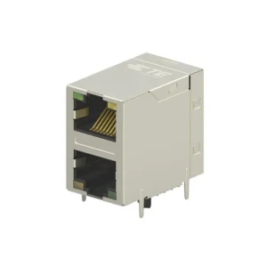2301997-7 Offer China Agent Service 2301997-7 RJ45 Modular Connector Jack With Magnetics 2 Port 23019977 10/100/1000 Base-T AutoMDIX