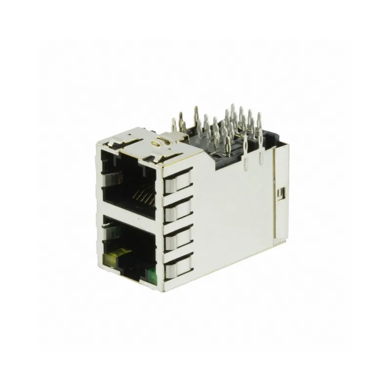 1888653-5 On Sale 1888653-5 Jack Modular Connector 8p8c RJ45 Ethernet Shielded EMI Finger 18886535 Board Edge Panel Mount Through Hole