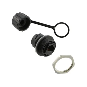17-10020 17-10020 Coupler Modular Connector Adapters Jack 8p8c RJ45 Unshielded 1710020 Panel Mount Bulkhead