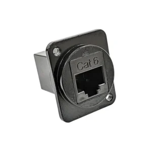 EHRJ45D6B Accessory EHRJ45D6B Coupler EH Modular Connector Adapters Jack 8p8c RJ45 Unshielded EHRJ4-5D6B Panel Mount Square Flange