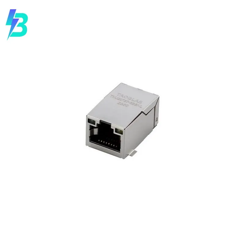 TMJ20737-8BBNL Brand Accessory TMJ20737-8BBNL RJ45 Atmos Series Connector Jacks With Magnetics 1 Port TMJ207378BBNL 10/100 Base-T AutoMDIX
