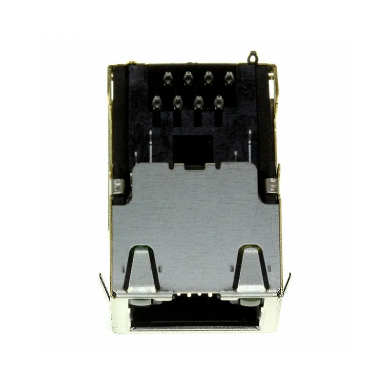 1888250-1 On Sale 1888250-1 Jack Modular Connector 8p8c RJ45 Ethernet Shielded EMI Finger 18882501 Board Edge Panel Mount Through Hole