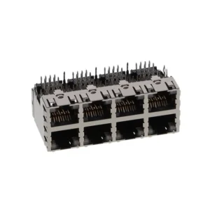 6368062-4 Brand 6368062-4 Jack Modular Connector 8p8c RJ45 Ethernet Shielded EMI Finger 63680624 Board Edge Panel Mount Through Hole