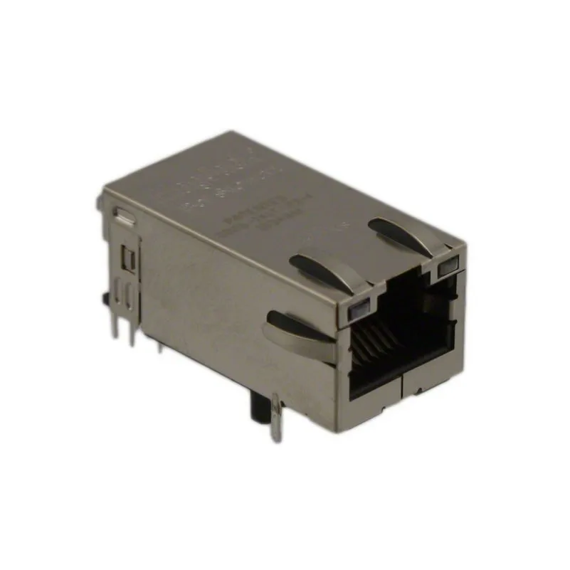 0826-1C1T-43-F Connectors 0826-1C1T-43-F RJ45 MagJack Modular Connector Jack With Magnetics 1 Port 08261C1T43F 10/100/1000 Base-T AutoMDIX