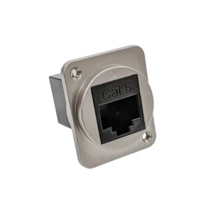 EHRJ45D6440 New Sale EHRJ45D6440 Coupler EH Modular Connector Adapters Jack 8p8c RJ45 Unshielded EHRJ45-D6440 Panel Mount Square Flange