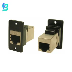 CP30622SX1 Brand Connectors CP30622SX1 Coupler Modular Connector Adapters Jack 8p8c RJ45 Shielded CP306-22SX1 Panel Mount Flange 2 Hole