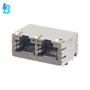 938263006 Connectors 938263006 RJ45 MXMag 93826 Modular Connector Jack With Magnetics 2 Port 93826-3006 10/100/1000 Base-T AutoMDIX