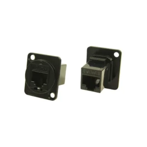 CP30222MB CP30222MB Coupler Modular Connector Adapters Jack 8p8c RJ45 Unshielded CP302-22MB Panel Mount Flange 2 Hole