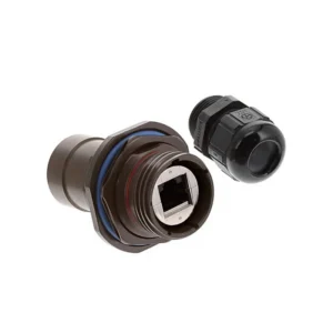 RJFTV67APE1G Original RJFTV67APE1G Coupler RJF TV Modular Connector Adapters Jack 8p8c RJ45 Shielded RJFTV6-7APE1G Panel Mount Bulkhead