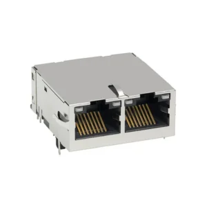 0826-1X2T-HS-F Sale 0826-1X2T-HS-F RJ45 MagJack Modular Connector Jack With Magnetics 2 Port 10/100/1000 Base-T Power over Ethernet+ PoE+