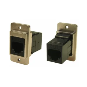 CP30723M440 Original CP30723M440 Coupler DUALSLIM Modular Connector Adapters Jack 6p4c RJ11 RJ14 Unshielded Panel Mount Flange 2 Hole