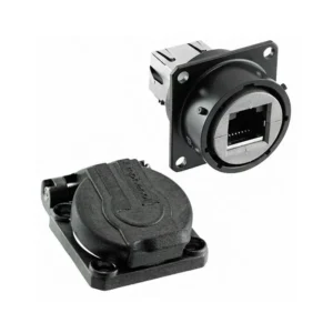 RJF62A1BSCC Brand Accessory RJF62A1BSCC Coupler RJF 6 Modular Connector Adapters Jack 8p8c RJ45 RJF62A-1BSCC Panel Mount Square Flange