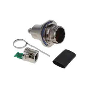 KIT38204NI Connectors Accessory KIT38204NI Jack RJF TV Modular Connector 8p8c RJ45 Ethernet Shielded KIT38-204NI Panel Mount Bulkhead