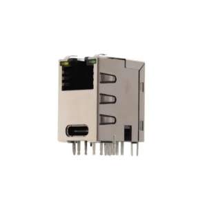 RJE4E1881411 Brand RJE4E1881411 Jack with USB C RJE4E Modular Connector 8p8c RJ45 Ethernet Shielded EMI Finger RJE4E1-881411 Through Hole