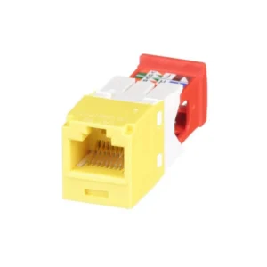 CJ5E88TGYL CJ5E88TGYL Jack Mini-Com TX5e Modular Connector 8p8c RJ45 Ethernet Unshielded CJ5E8-8TGYL Panel Mount
