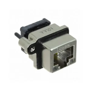 MRJ5480BF Brand MRJ5480BF Jack MRJ Modular Connector 8p8c RJ45 Ethernet Unshielded MRJ54-80BF Panel Mount Flange 2 Hole Through Hole