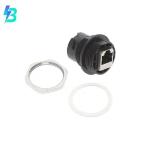 2355443-2 2355443-2 Coupler Modular Connector Adapters Jack 8p8c RJ45 Shielded 23554432 Panel Mount Bulkhead