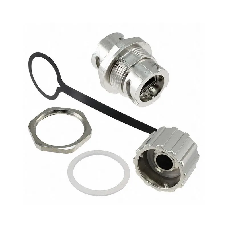 17-111274 One Stop Kitting Service 17-111274 Coupler Modular Connector Adapters Jack 8p8c RJ45 Shielded 17111274 Panel Mount Bulkhead