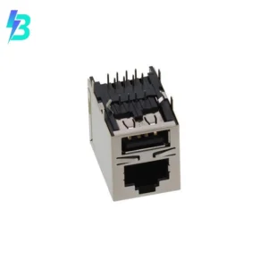 1909119-4 Connectors Supplier BOM list Service 1909119-4 Jack with USB A Modular Connector 8p8c RJ45 Ethernet 19091194 Through Hole