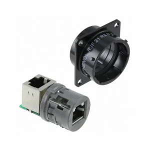 RJF21RAB Sale RJF21RAB Coupler RJF Modular Connector Adapters Jack 8p8c RJ45 Shielded RJF2-1RAB Panel Mount Square Flange Right Angle