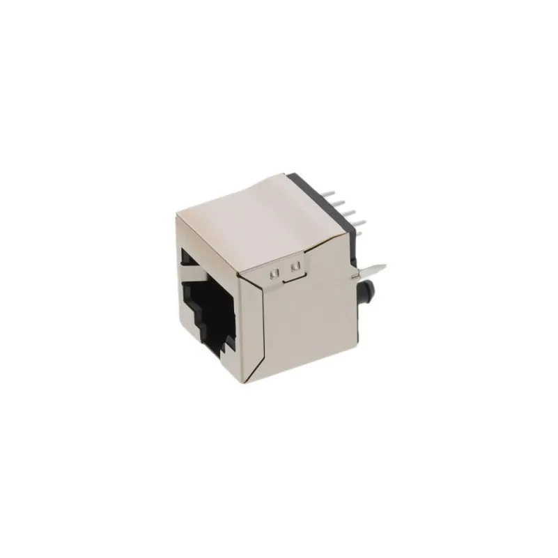 133184-E 133184-E Jack Modular Connector 8p8c RJ45 Ethernet Shielded 133184E Panel Mount Through Hole