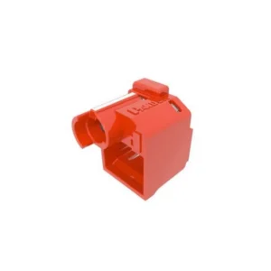 PSL-DCPLRE Brand PSL-DCPLRE RJ45 Plug Lock-In Device PSL Modular Connector For RJ45 Plugs 1=10pcs Additional Devices Tool Included Red