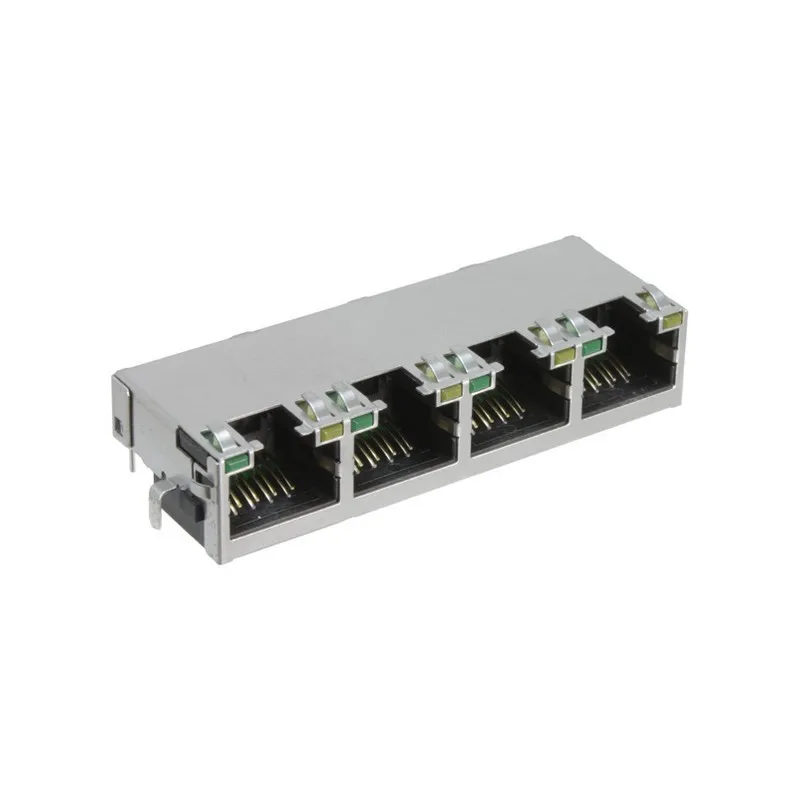 RJE72-488-1441 Sale RJE72-488-1441 Jack RJE72 Modular Connector 8p8c RJ45 Ethernet Shielded EMI Finger RJE724881441 Board Edge Panel Mount