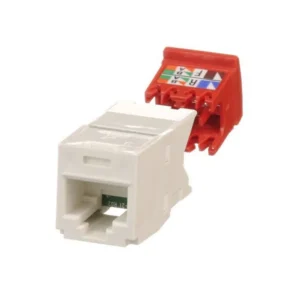 CJ5E88TGIW Connectors Accessory CJ5E88TGIW Jack Mini-Com TX5e Modular Connector 8p8c RJ45 Ethernet Unshielded CJ5E8-8TGIW Panel Mount