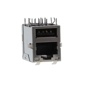 ARJ-169 Electronic Components ARJ-169 RJ45 with USB A ARJ Modular Connector Jack With Magnetics 1 Port ARJ169 10/100 Base-T AutoMDIX